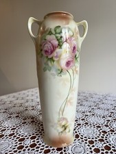 Antique Hand Paint Porcelain Vases