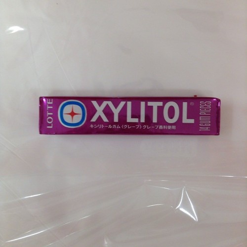 Lotte XYLITOL Gum Grape 14pcs from Japan eBay