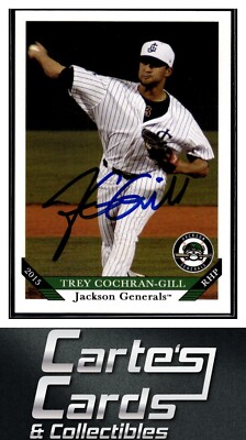 Trey Cochran-Gill 2015  Grandstand Jackson Generals TTM/IP Signed Autographed