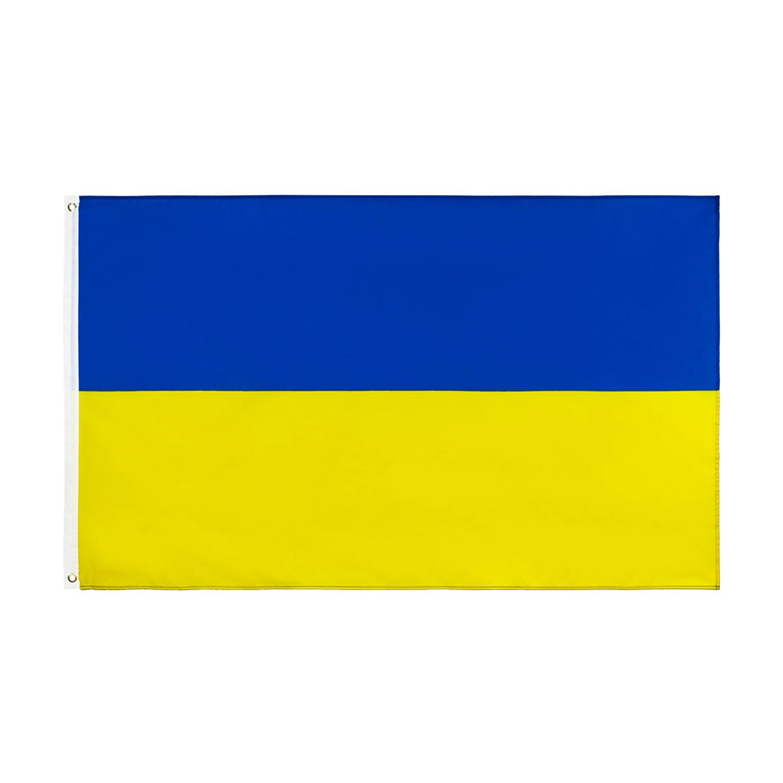 3x5 Foot Ukraine Flag - Premium Polyester, Double Stitched, Brass Grommets For Outdoor/Indoor