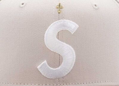 Supreme Gold Cross S Logo New Era Stone | eBay Supreme Gold Cross S Logo New Era Stone | eBay