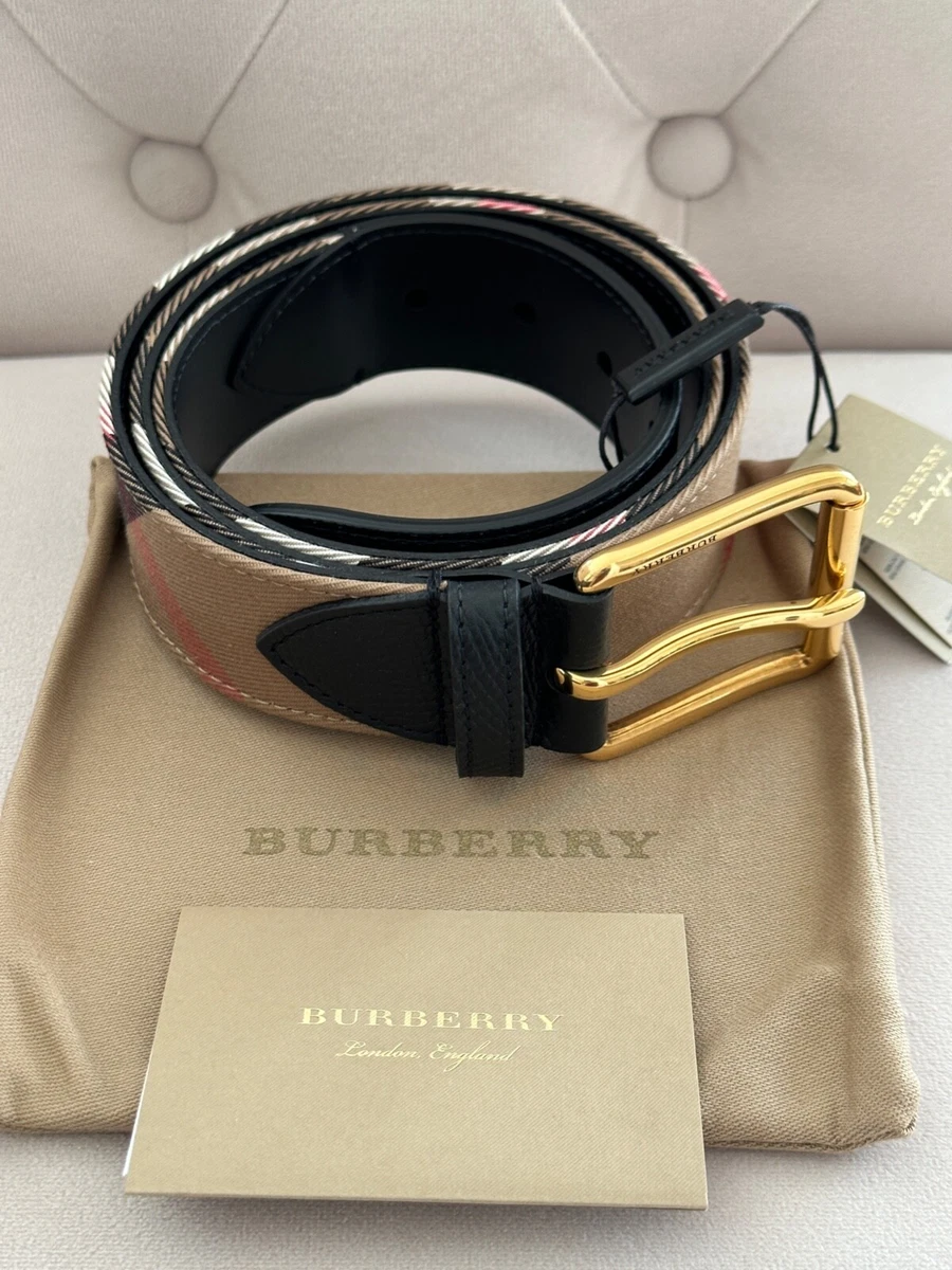 burberry belt mens gold buckle