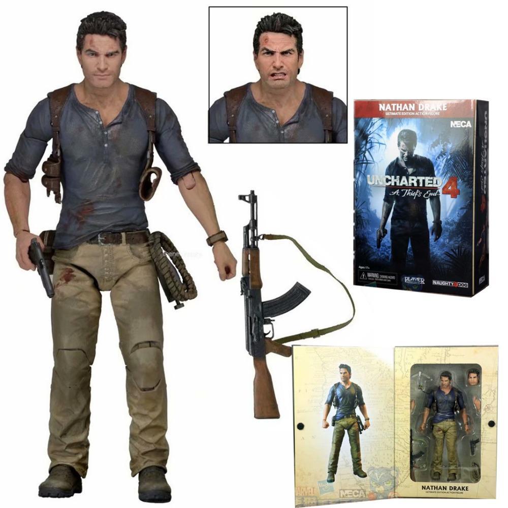 NATHAN DRAKE UNCHARTED 4 フィギュア Uncharted 4 A Thief's End Nathan Drake Action Figure