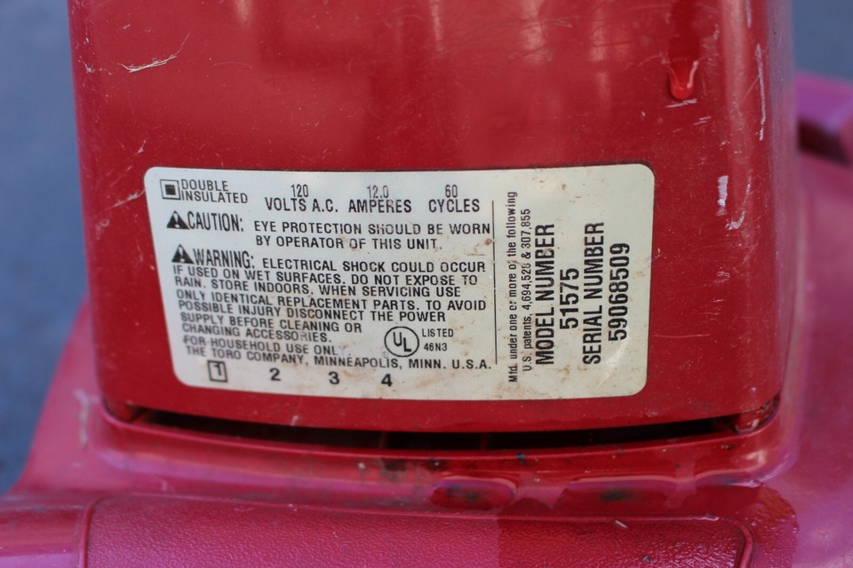 Toro 850 Leaf Blower, 51575, electric, corded eBay