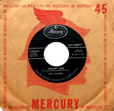 THE PLATTERS - Twilight Time / Out Of My Mind - Vinyl 45rpm 1958 71289X45