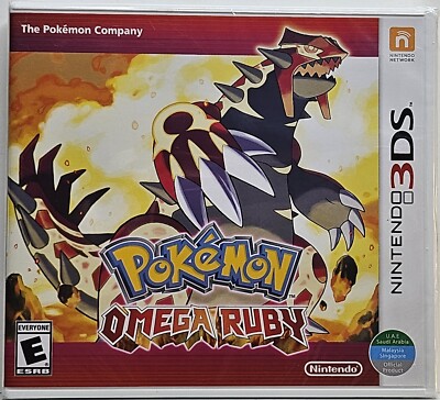 Pokemon Omega Ruby (Nintendo 3DS, 2014) Brand New Factory Sealed Tracked Ship