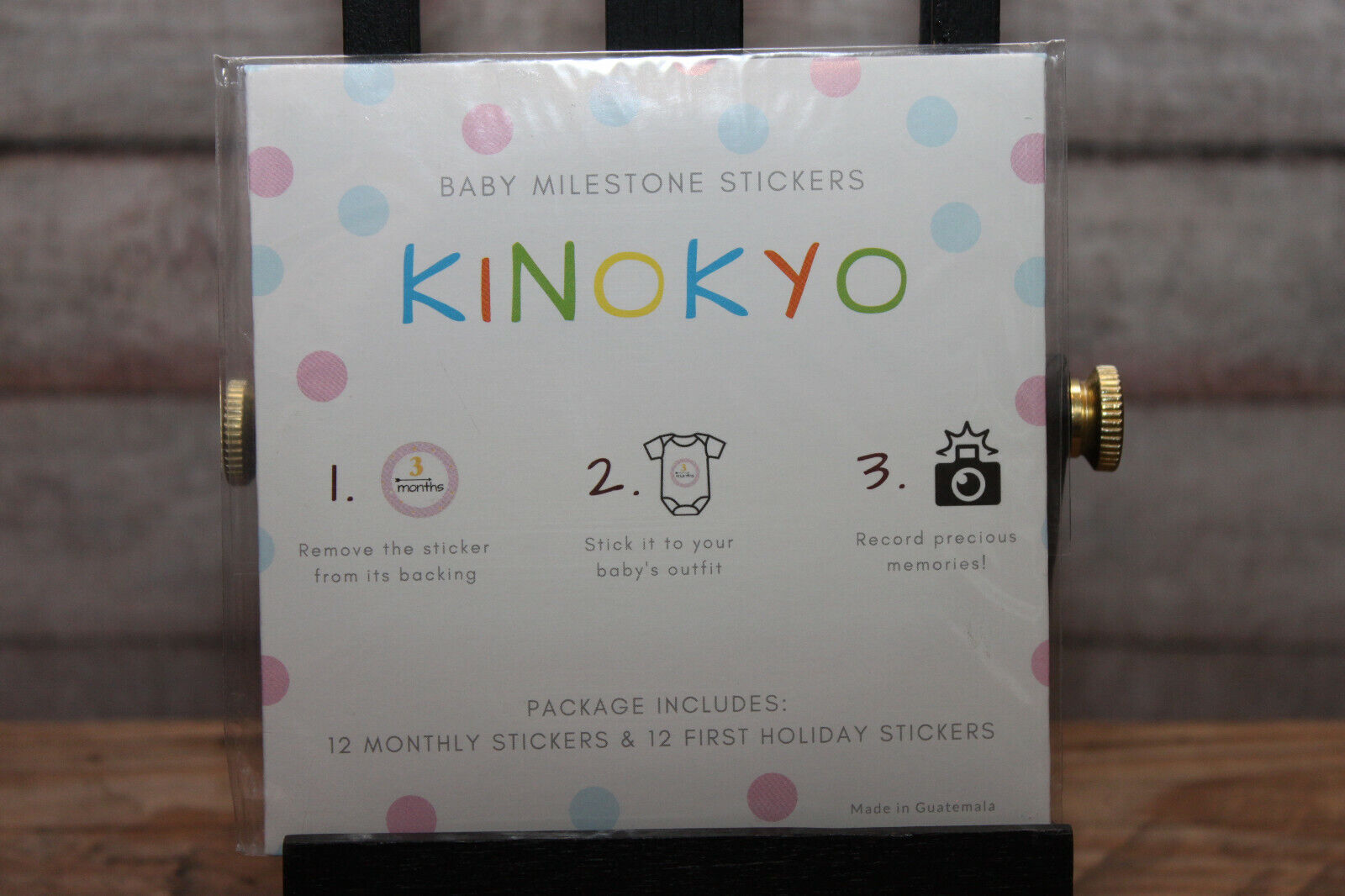 想像を超えての Kinokyo Baby Girl Monthly Stickers 24 12 SALE 56%OFF 1 Month Pack: Milestone