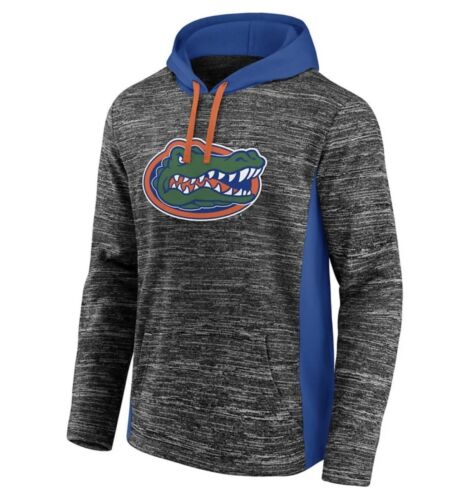 Pull à capuche homme Fanatics Florida Gators taille moyenne M NCAA NEUF gris bleu - Photo 1/4