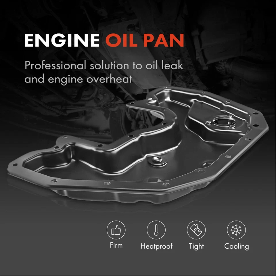 Panela de óleo inferior do motor para BMW 745i 745Li 760i 760Li 645Ci 650i 545i 550i 02-2010 - Imagem 2 de 4