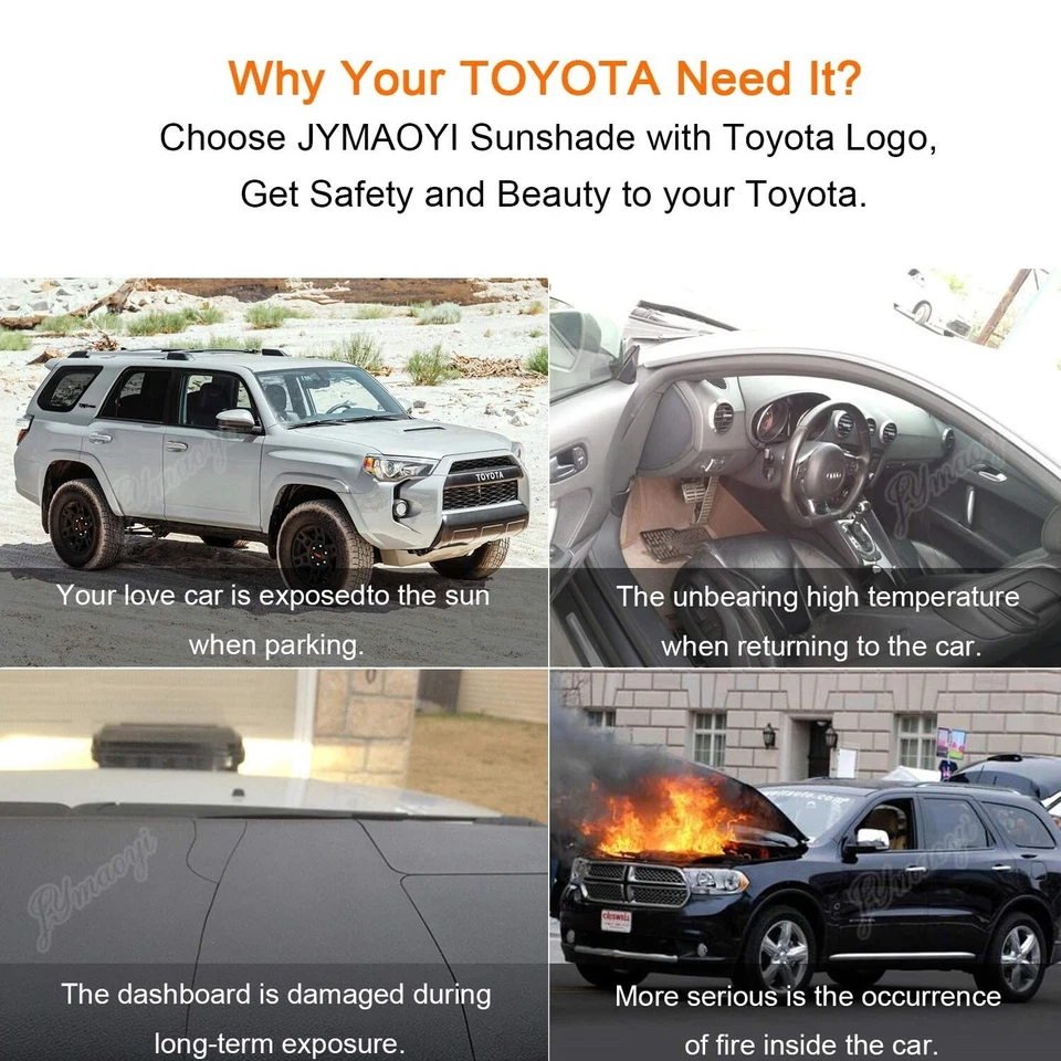 Cubierta de visera bloque UV para parabrisas grande para automóvil Ford Explorer 1991-2022 Foto 2 de 4