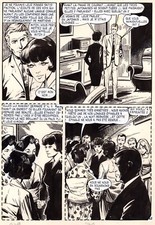 PANIQUE A WAKE PLANCHE ORIGINALE OSS 117 ADAPTATION BD ROMAN JEAN BRUCE page 63