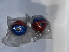 Tupperware Tiny Treasures - SHAPE O TOY Keychain - Red, Blue, Yellow Sealed NEW