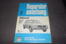 Reparaturanleitung Reparaturhandbuch Alfa Romeo Alfasud ab 1977  sehr gut