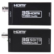 HDMI Extender 1080P 60Hz Video Audio Over RG6 SDI Coaxial Cable Media Adapter