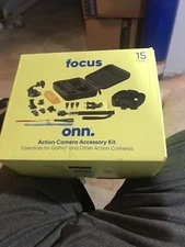 New ONN ONA18CA003 16-Piece Action Camera Accessory Kit Go pro And other