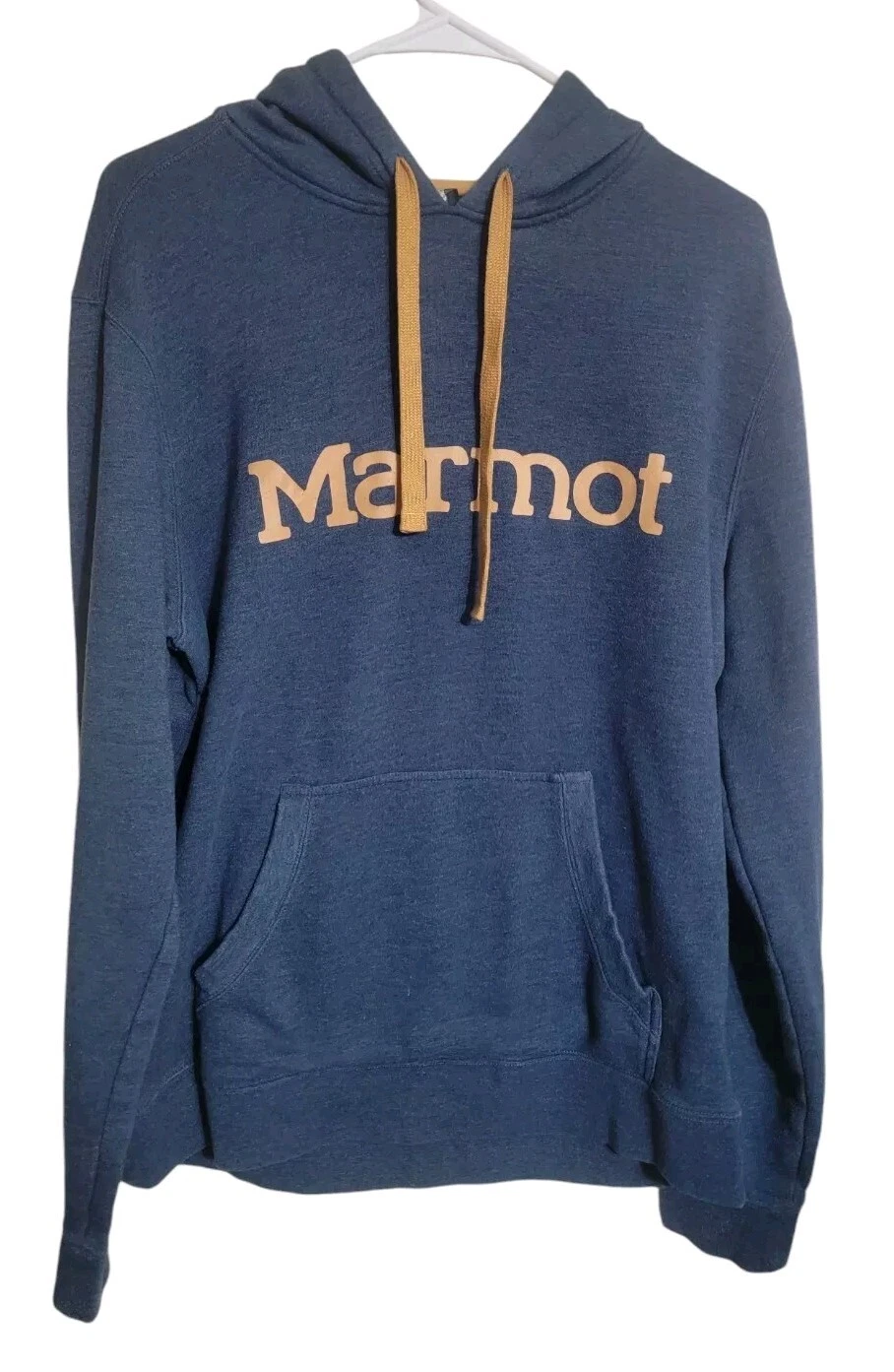Marmot Hooded Men M Sweatshirt Vintage Navy Heather Gorpcore Workwear Camping