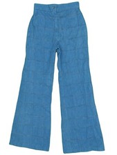 1970s Vintage Patchwork Bell Bottom Pants 25x30