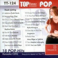 Top Tunes Karaoke CD G - TT124 Pop Hits Vol.26