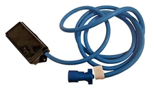 7 Way Plug Inline Pre-Wired Trailer ARTIC BLUE Cord w/Junction Box 11 Ft  Cable 
