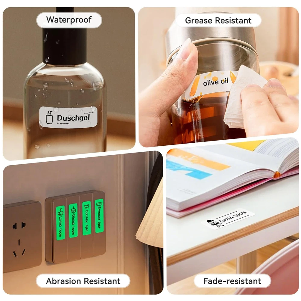 NIIMBOT D110-M Portable Bluetooth Label Maker Machine with Tape