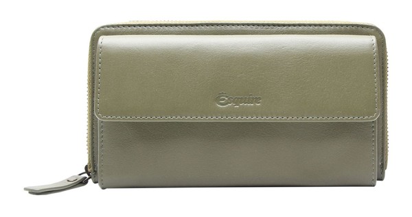 Esquire Peru Phone Wallet Bag GeldböRse Handytasche UmhäNgetasche Olive Neu-image