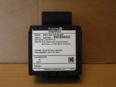 Acromag 550L3-504 SmartPack Analog Input Module