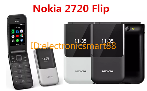 Nokia 2720 Flip (2019)4G LTE 512MB 2MP Dual SIM Unlocked New sealed phone - 第 3/27 張圖片