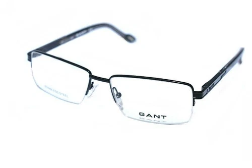 Gant G SCALA Eyewear Mens Half Rim Eyeglass Frames 56-16-140 Black