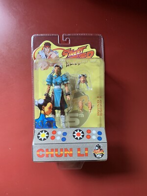 CAPCOM Street Fighter Round 1 - Turquoise CHUN LI Action Figure (SOTA Toys, 2004