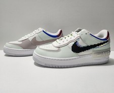 Nike Air Force 1 AF1 Shadow SE Pixel Swoosh Women's Shoes Sz 12 CV8480-300 