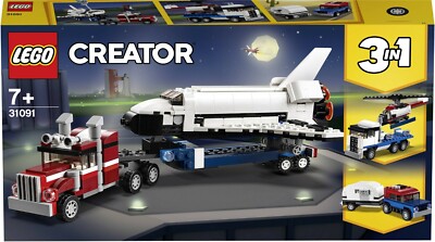 LEGO CREATOR 3 IN 1 - SHUTTLE TRANSPORTER ALTER 7 + PCS 341 ART 31091