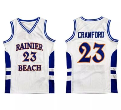 Throwback Jamal Crawford #23 High School Basketball Jersey All Stitched Custom