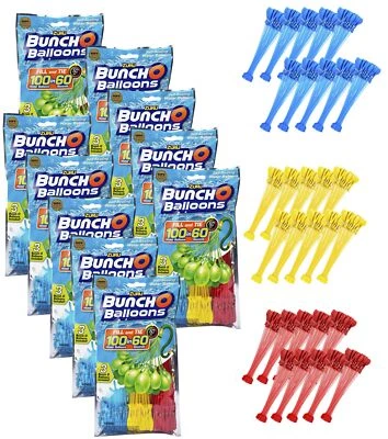 ZURU Bunch O Balloons - 1050 Stück - selbstschließende Wasserbomben MIXED