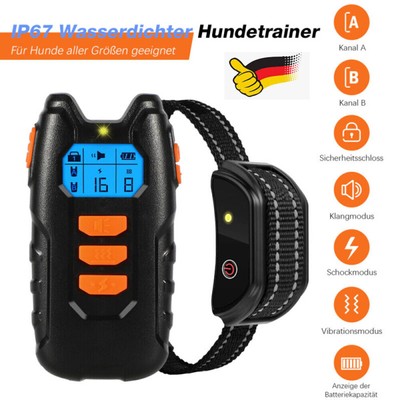 Elektroschock Pet Dog Training 1000FT E-Halsband Anti-Bark Obedience Stromschlag
