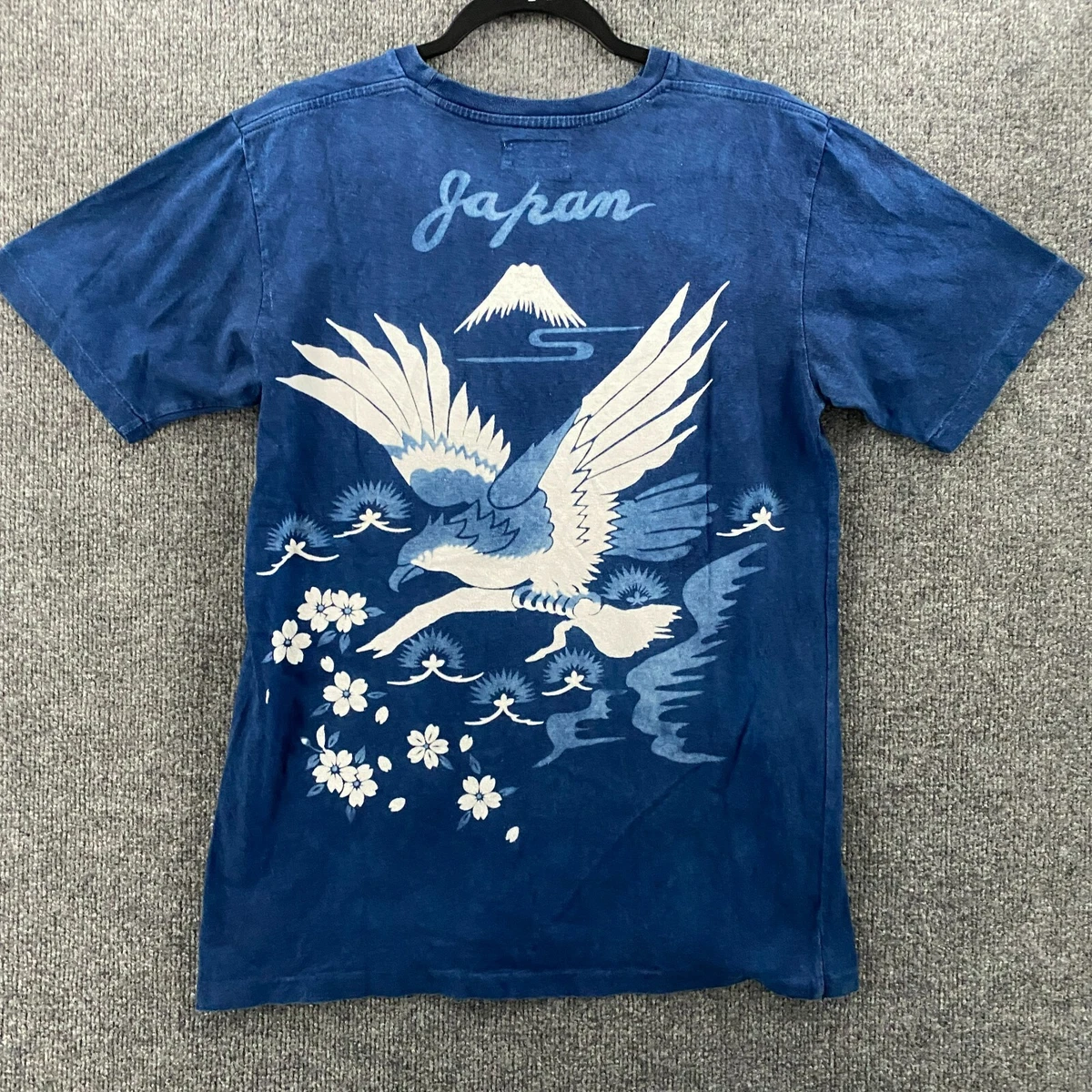 Blue graphic sale tee men