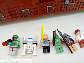 LEGO 6210 Jabba's Sail Barge GOOD ORIGINAL BOX BOX Figures 75020 75397 RARE Vintage Retro