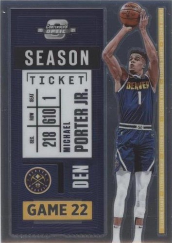Michael Porter Jr. - 2020-21 Panini Select Tri-Color Prizms #106