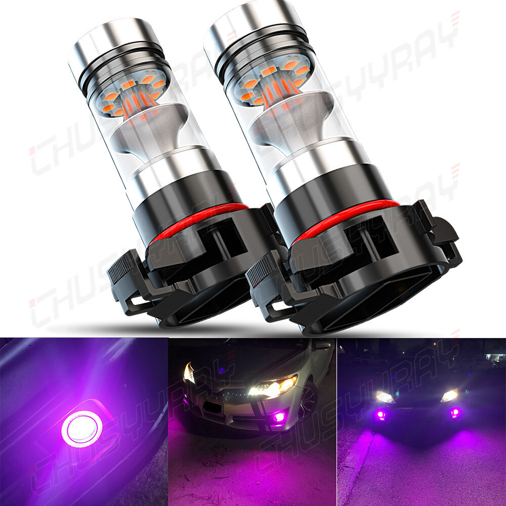 LED Headlight Kit 5202 Pink Purple Fog Lights Bulb for DODGE Durango