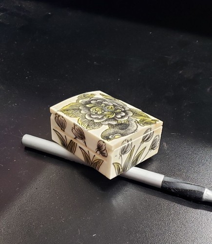 Radin Rugs, Persian Camel Bone Ring Box Jewelry Box, BRAND NEW - Picture 4 of 4