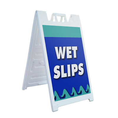 Slip Sign A Frame A-frame Sidewalk Wet Slips 24