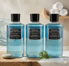 Bath  Body Works Men's OCEAN 3-In-1 Body Wash  Set of 3 