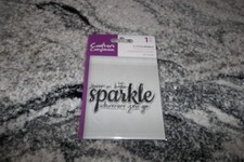 Crafter's Companion "A Little Sparkle" Poly Stamp New