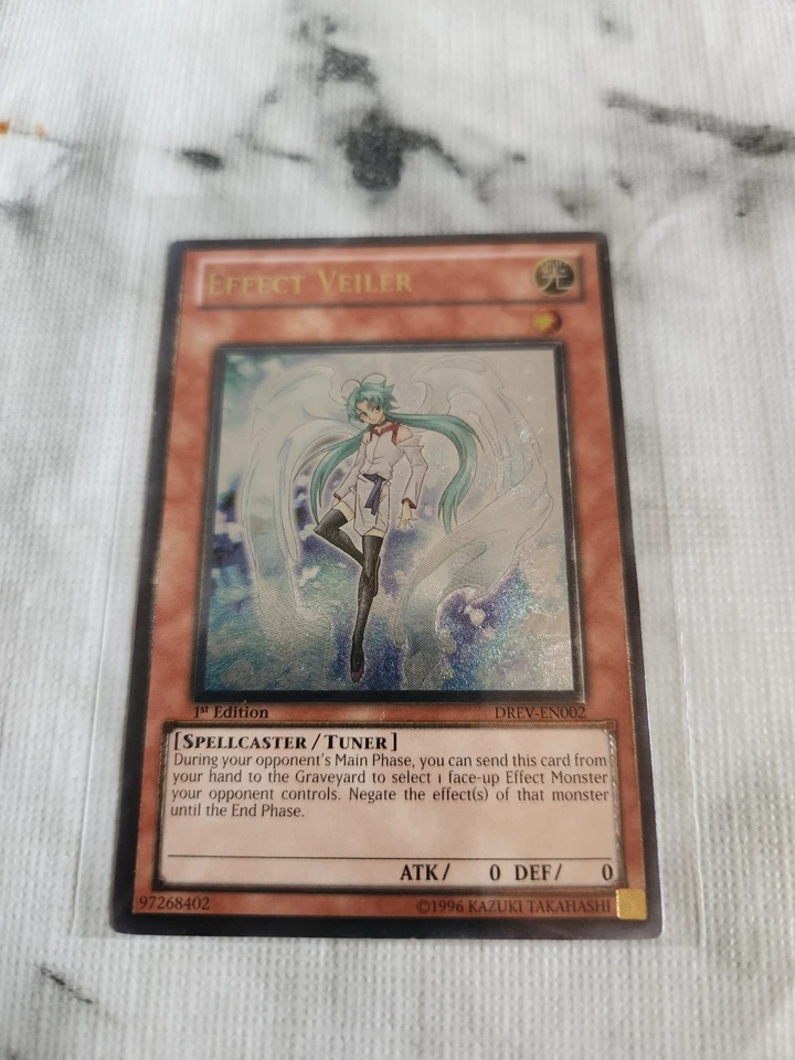 YuGiOh! Effect Veiler DREV-EN002 Ultimate Rare 1s Ed LP/MP - Image 4 of 4