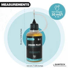 Liquid Solder Flux Dropper 30ml No Clean RMA Rosin Flux for Electronics Repair