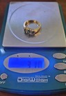 3-Emeralds & 10-Diamonds: 14K DBS Stamped; Sz. 5.5 Yellow Gold  Ring 3.1 Grams  — photo 5
