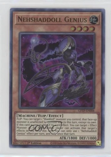 UR - Nehshaddoll Genius 1st Ed. YuGiOh Ghosts From The Past #GFTP-EN006