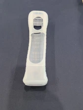 1x White Silicone Case Cover For Nintendo Wii Remote Controller With Motion Plus
