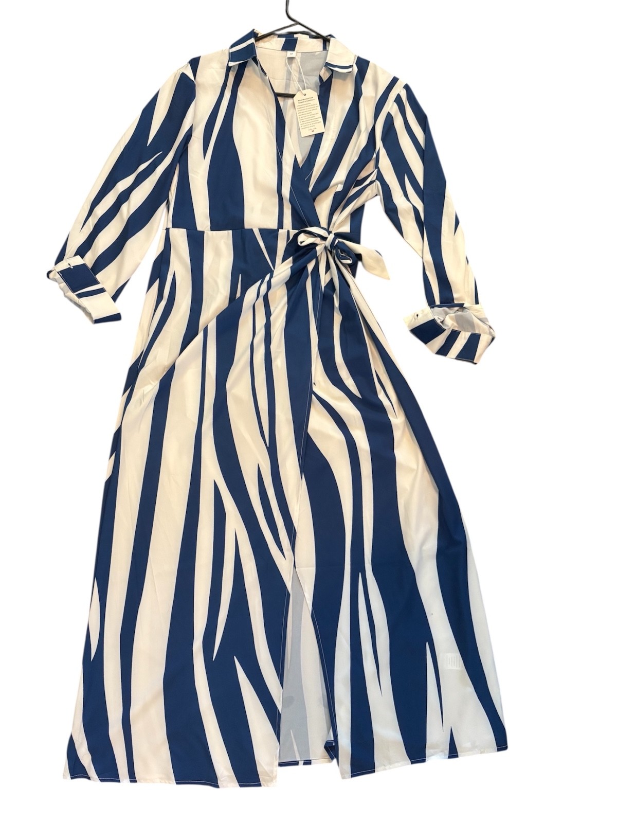 women casual  dress size M  silky fabric with a smooth lustrous finish