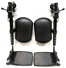 Jazzy Leg Rest Clover Leaf Style For Power Wheelchair Legrest With Hangers #1