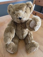 The Vermont Teddy Bear Company 16" Plush Brown Jointed Teddy Bear Made in USA